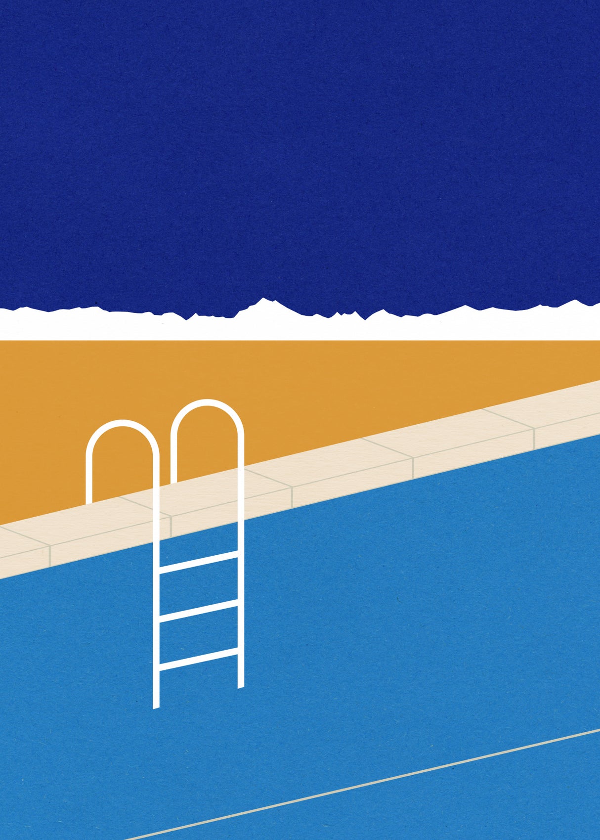 Desert Pool Poster och Canvastavla