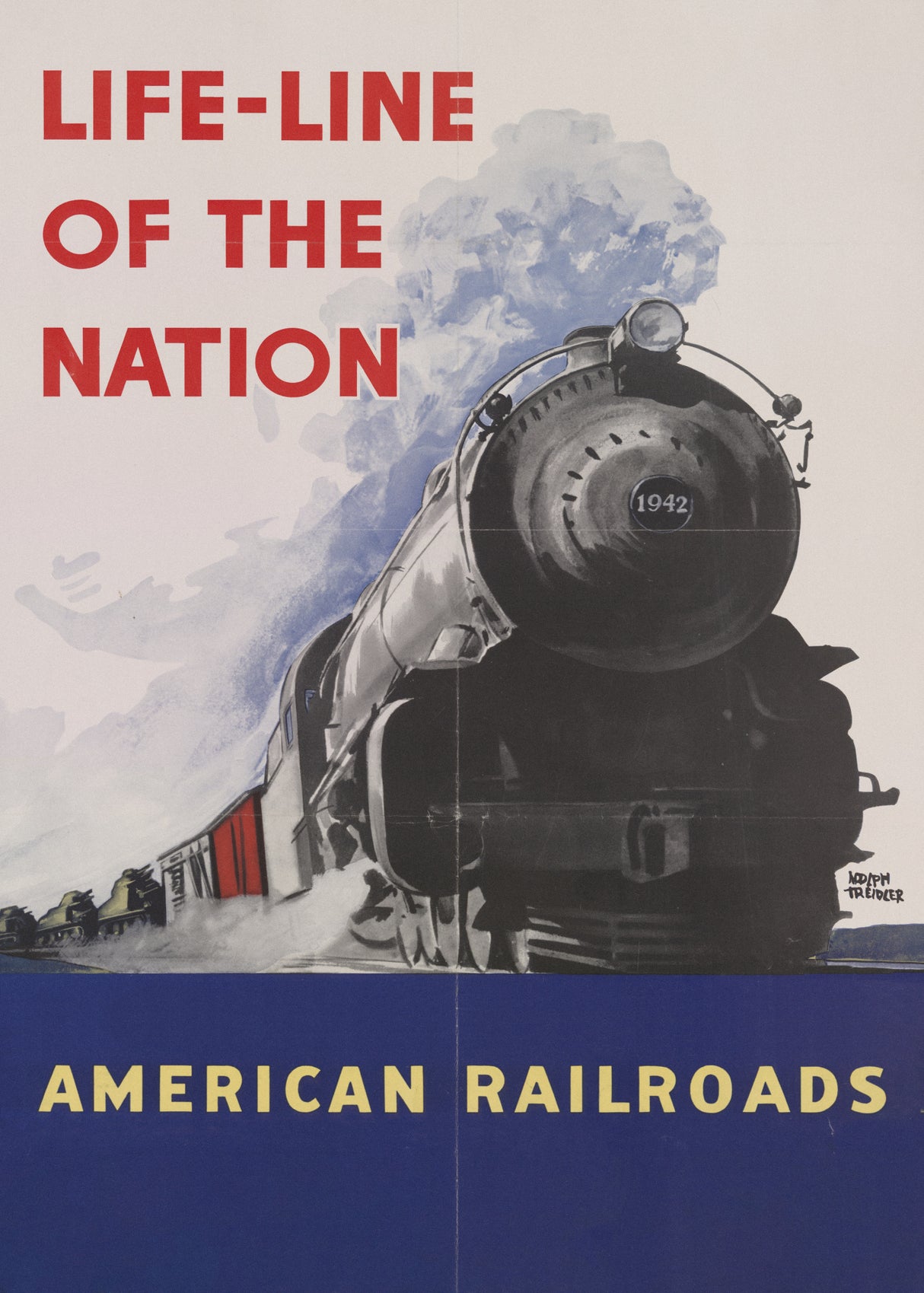 American Railroads - Life line of the nation Poster och Canvastavla