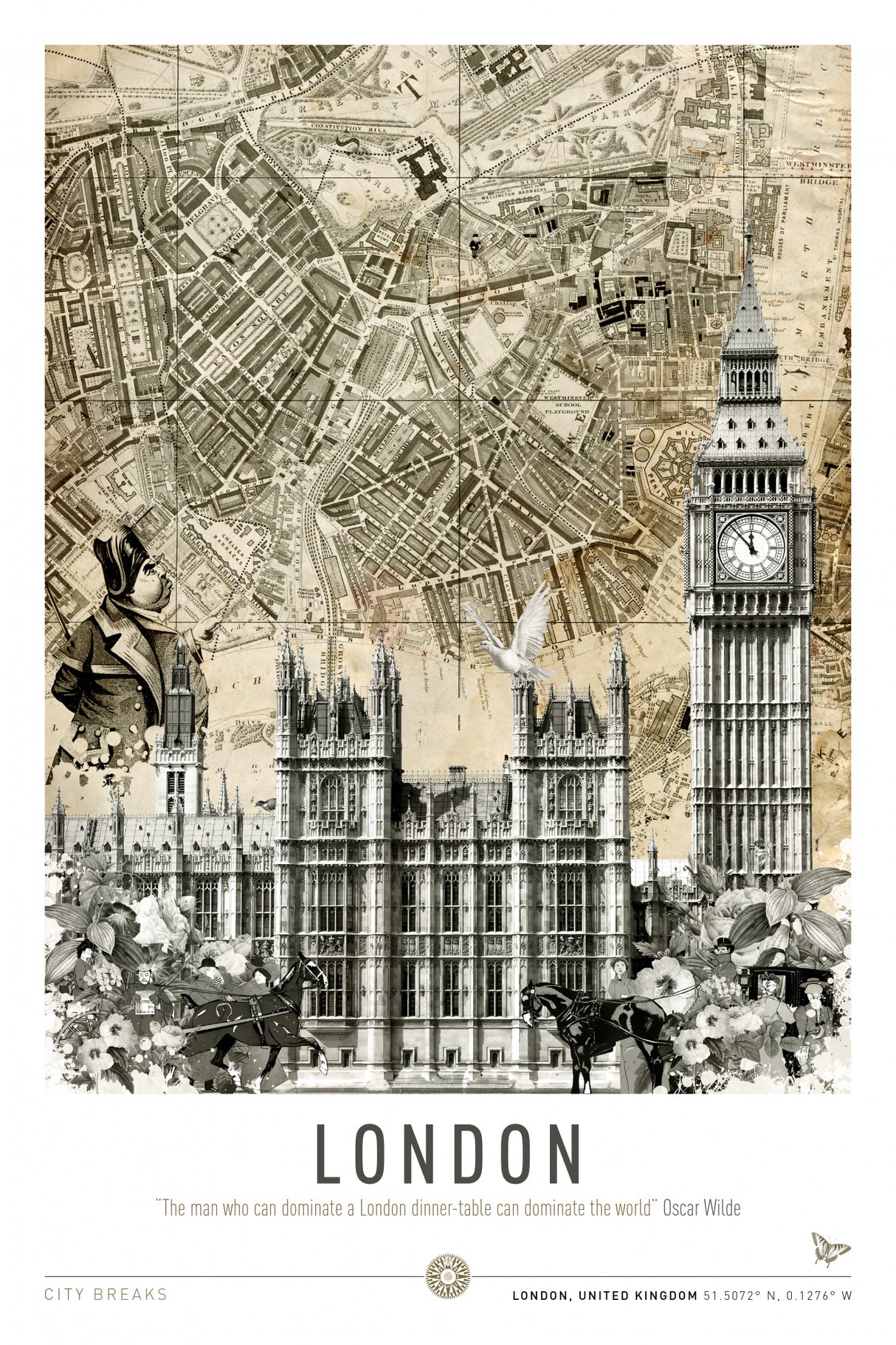 London Westminster (City Breaks) Poster och Canvastavla