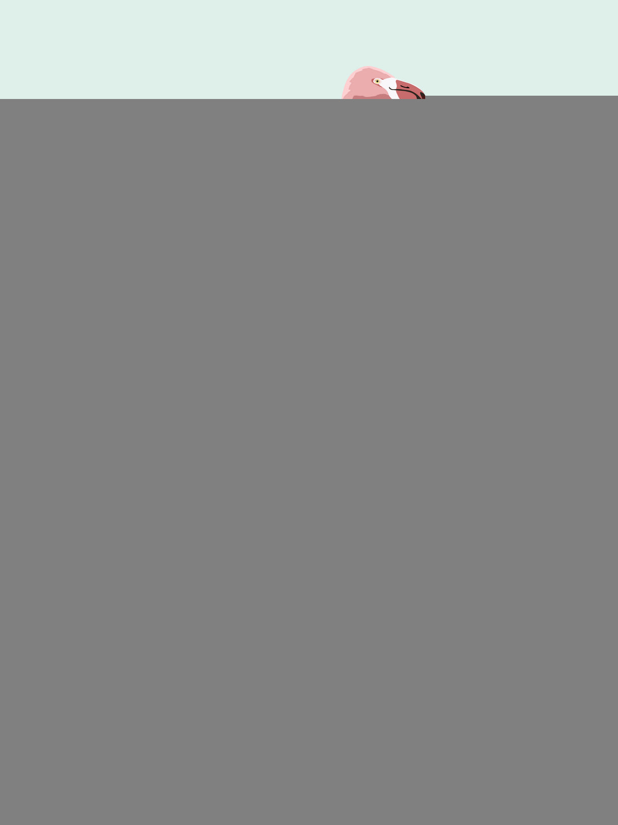 Flamingogo Poster och Canvastavla