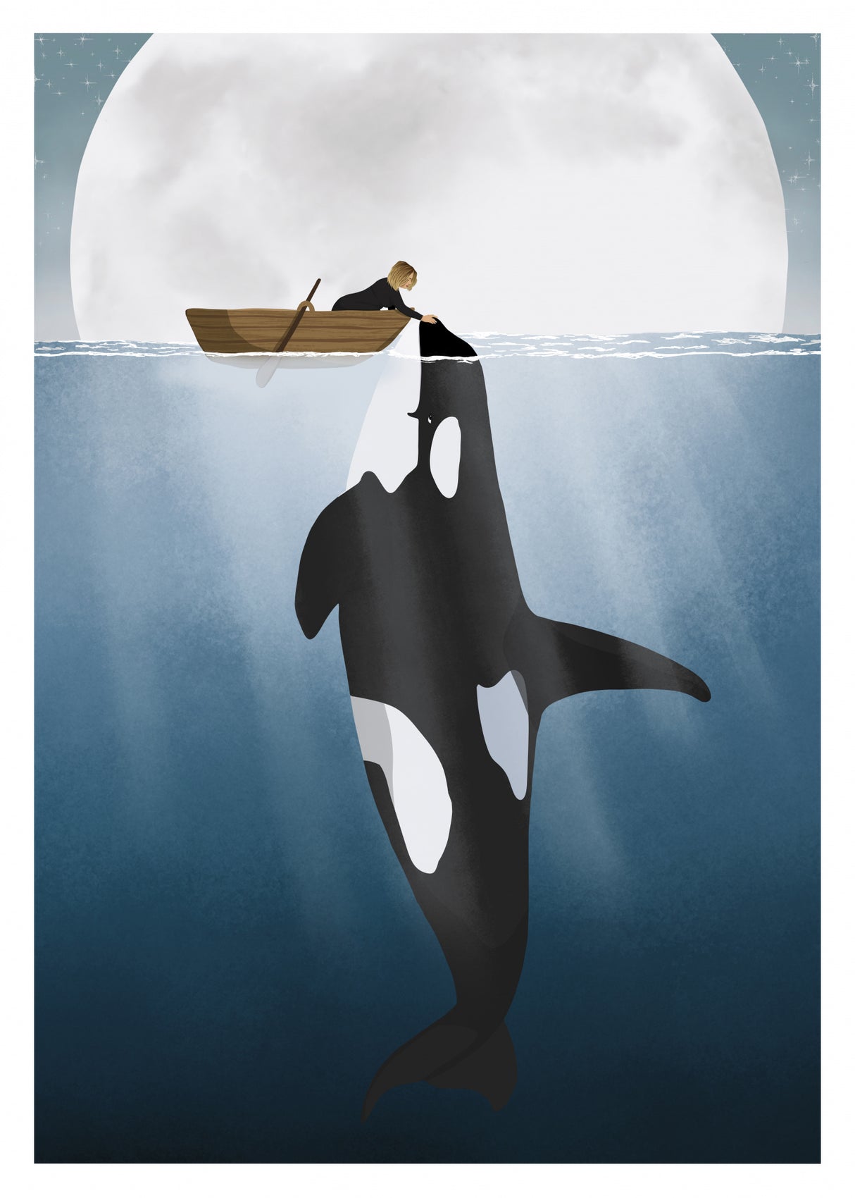 Orca Poster och Canvastavla