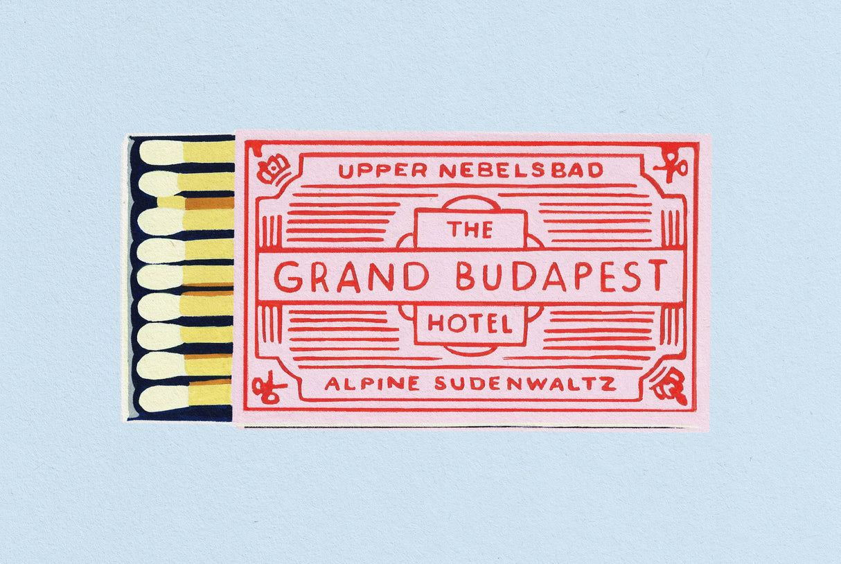 The Grand Budapest Hotel Poster Poster och Canvastavla