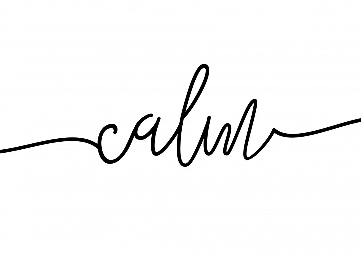 Calm Poster och Canvastavla