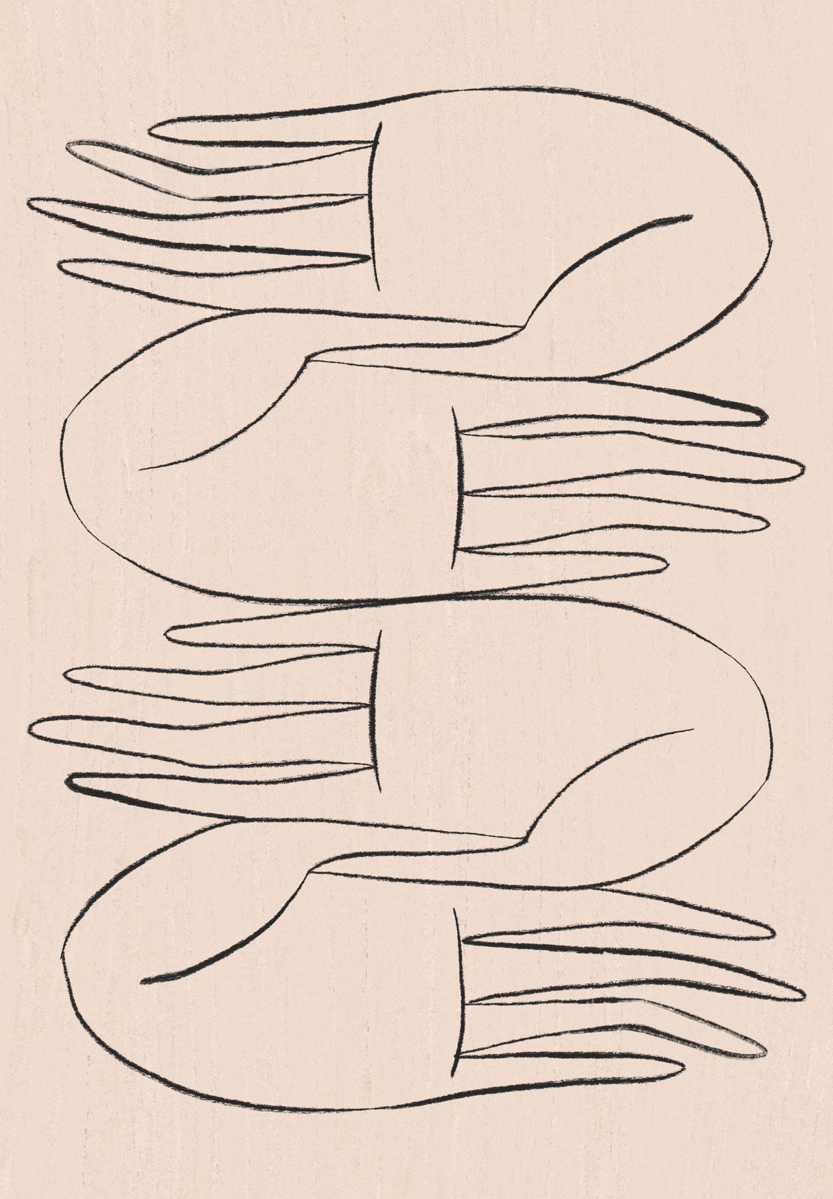 Helping Hands Poster och Canvastavla