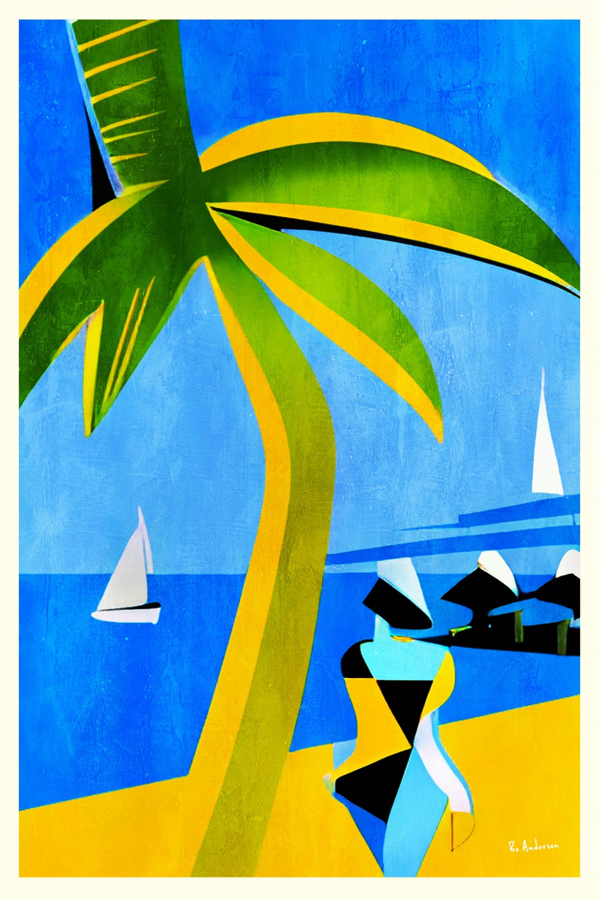 Tahiti, 1952 Poster och Canvastavla