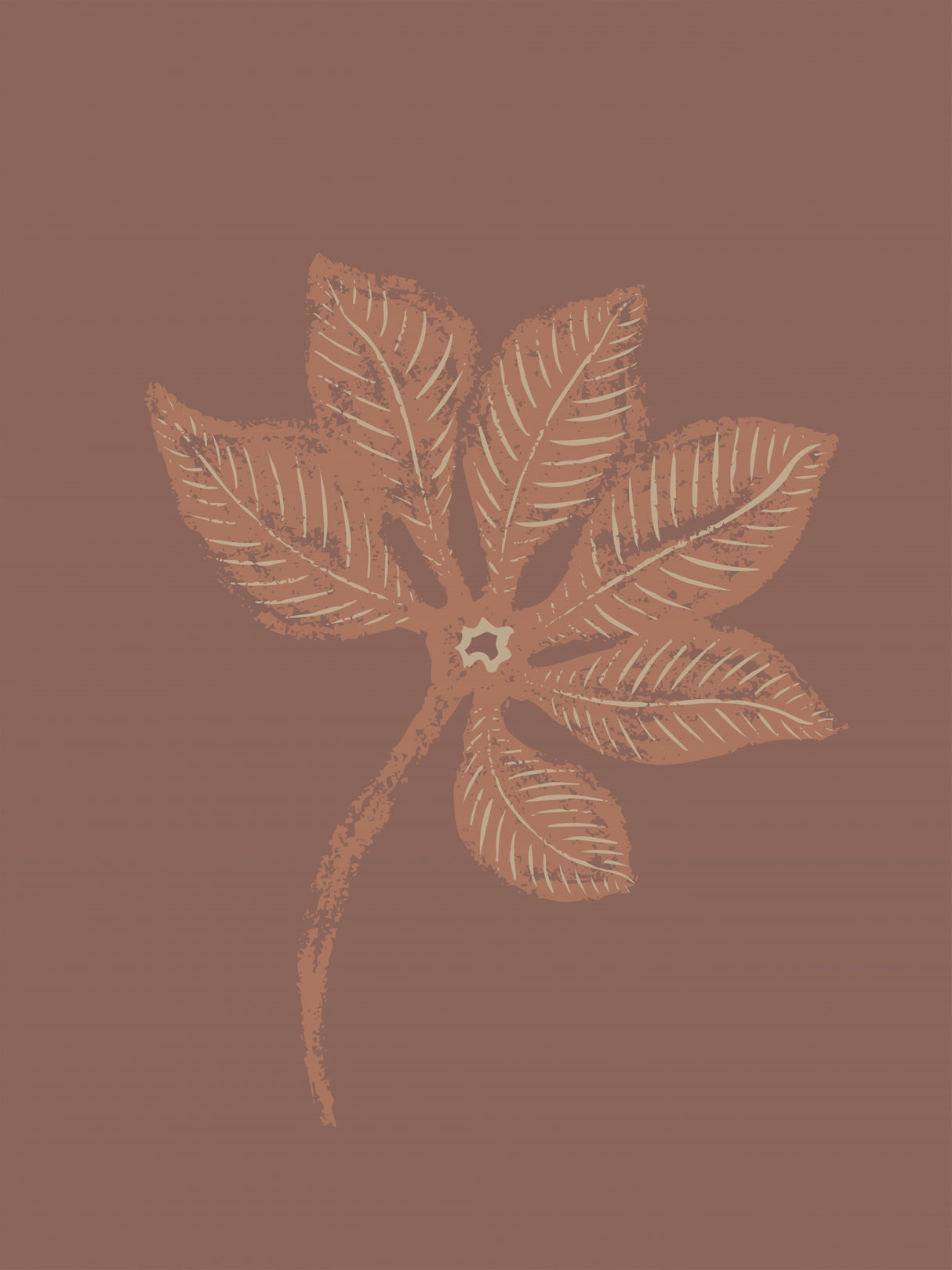 Abstract Mochs Foliage Poster och Canvastavla