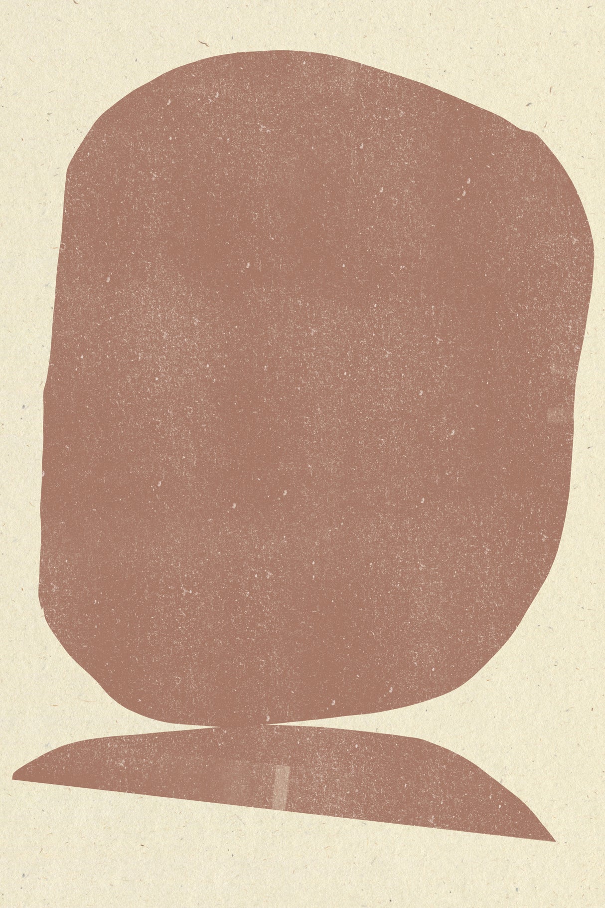 Earthy Stone Poster och Canvastavla