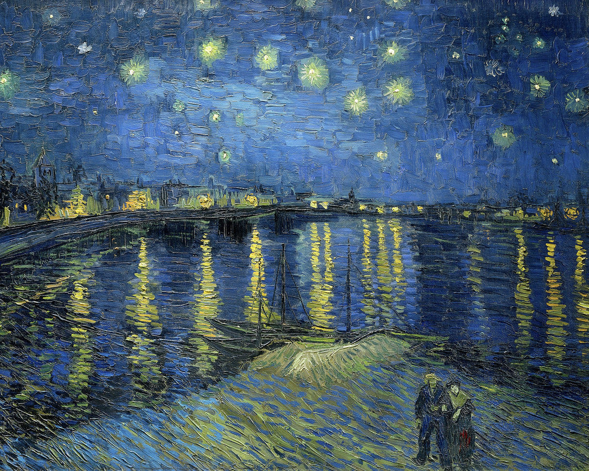 The Starry Night Over The Rhone Poster och Canvastavla