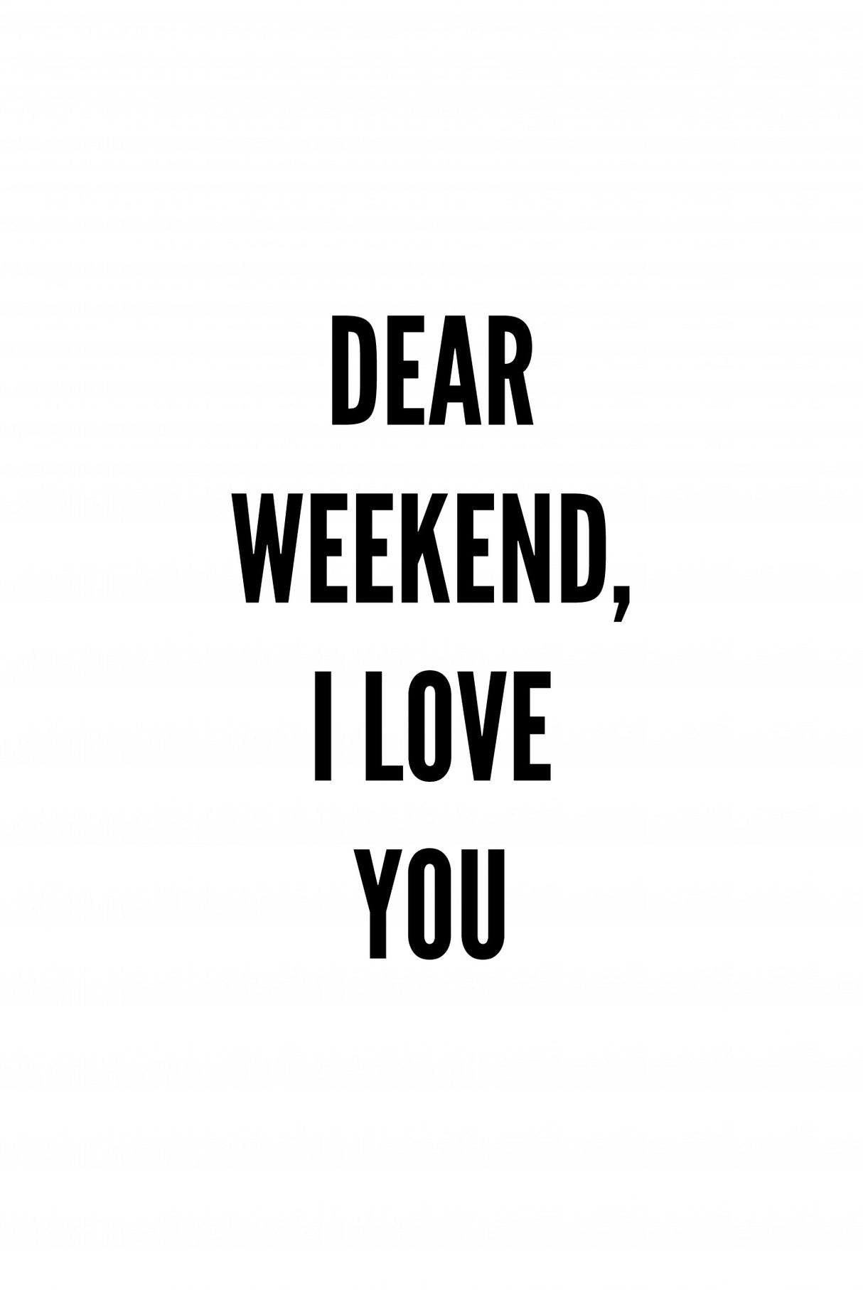 Dear Poster och Canvastavla