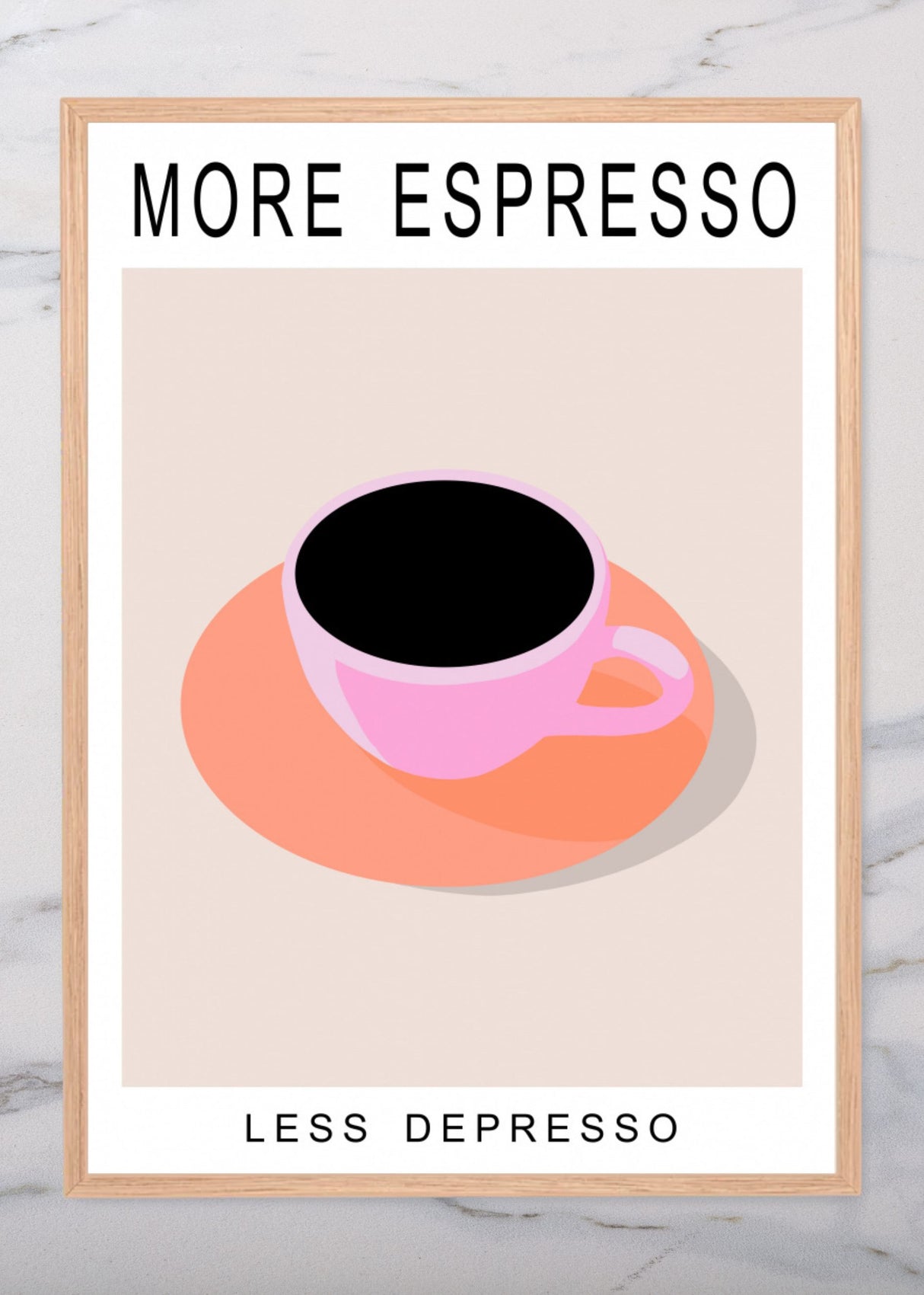 More Espresso Less Depresso Poster