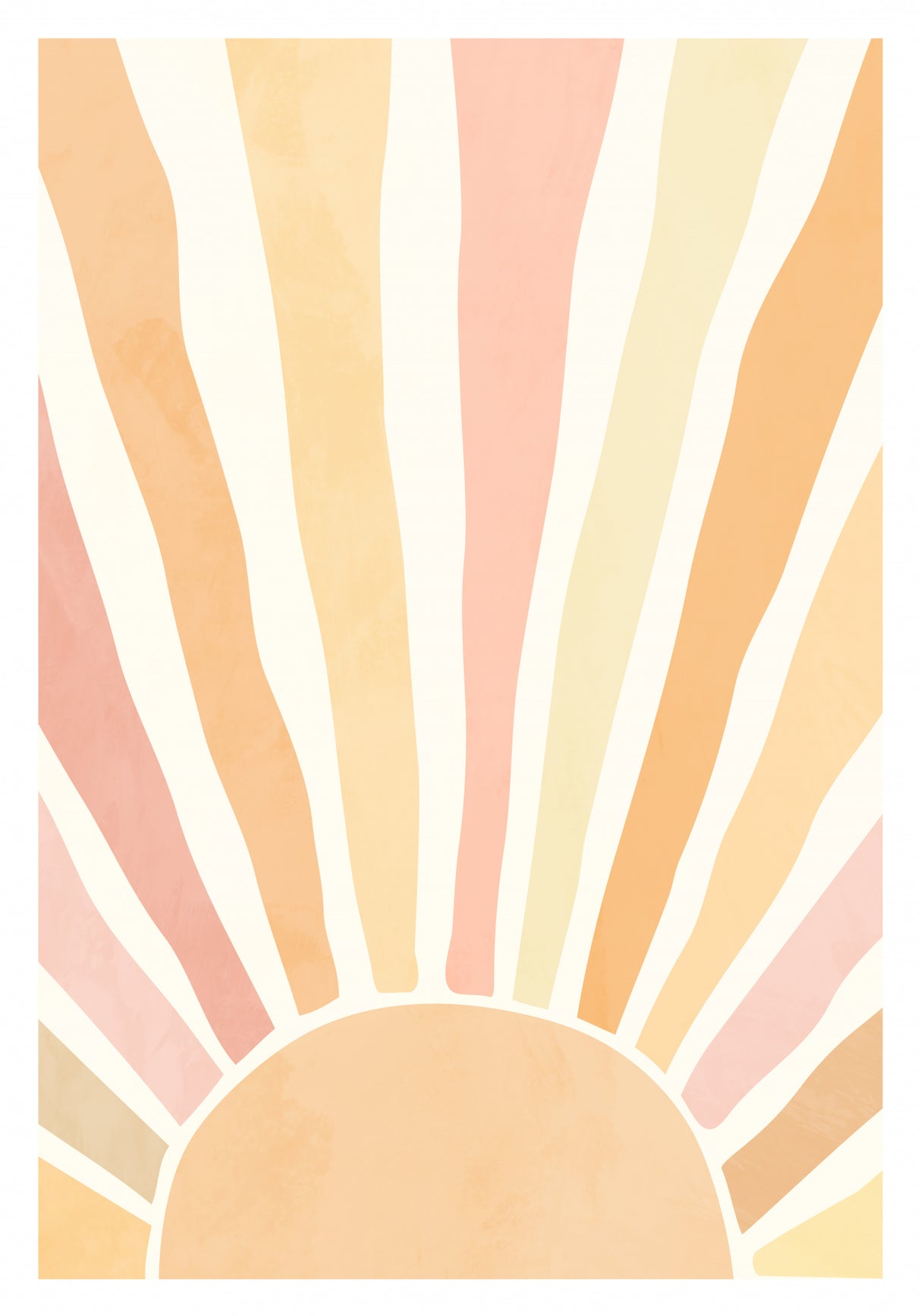 Boho sunrise Poster och Canvastavla