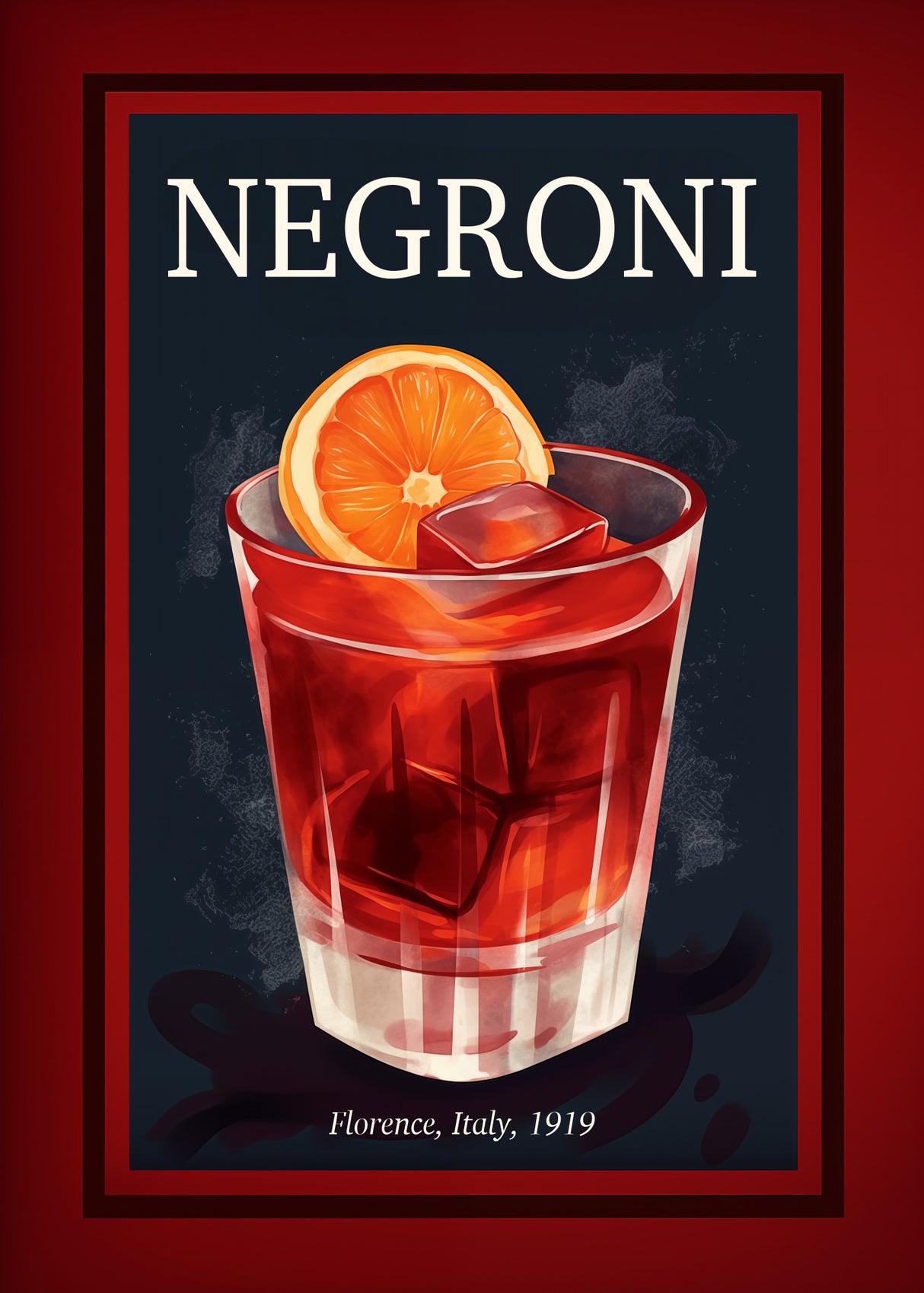 Negroni Florence Poster och Canvastavla
