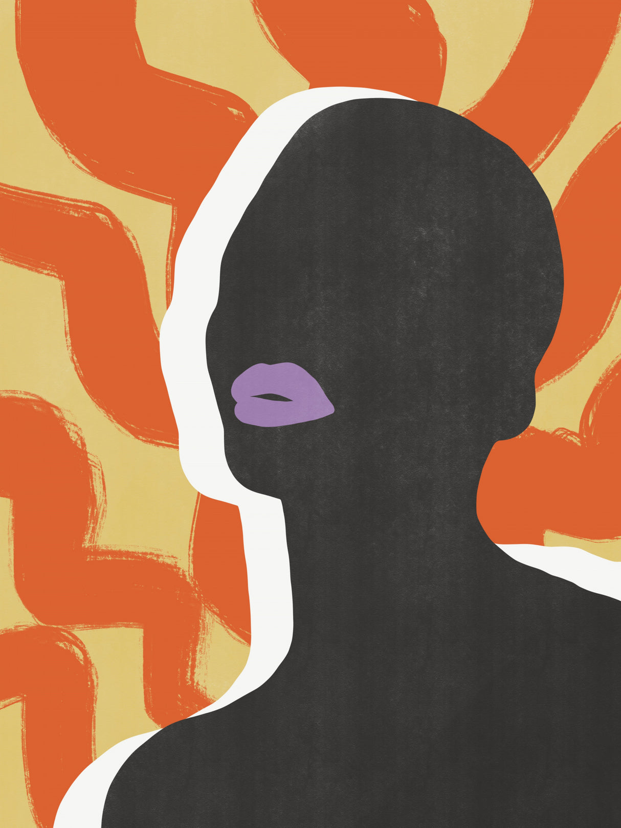 Anonymous Portrait In the Sun Poster och Canvastavla