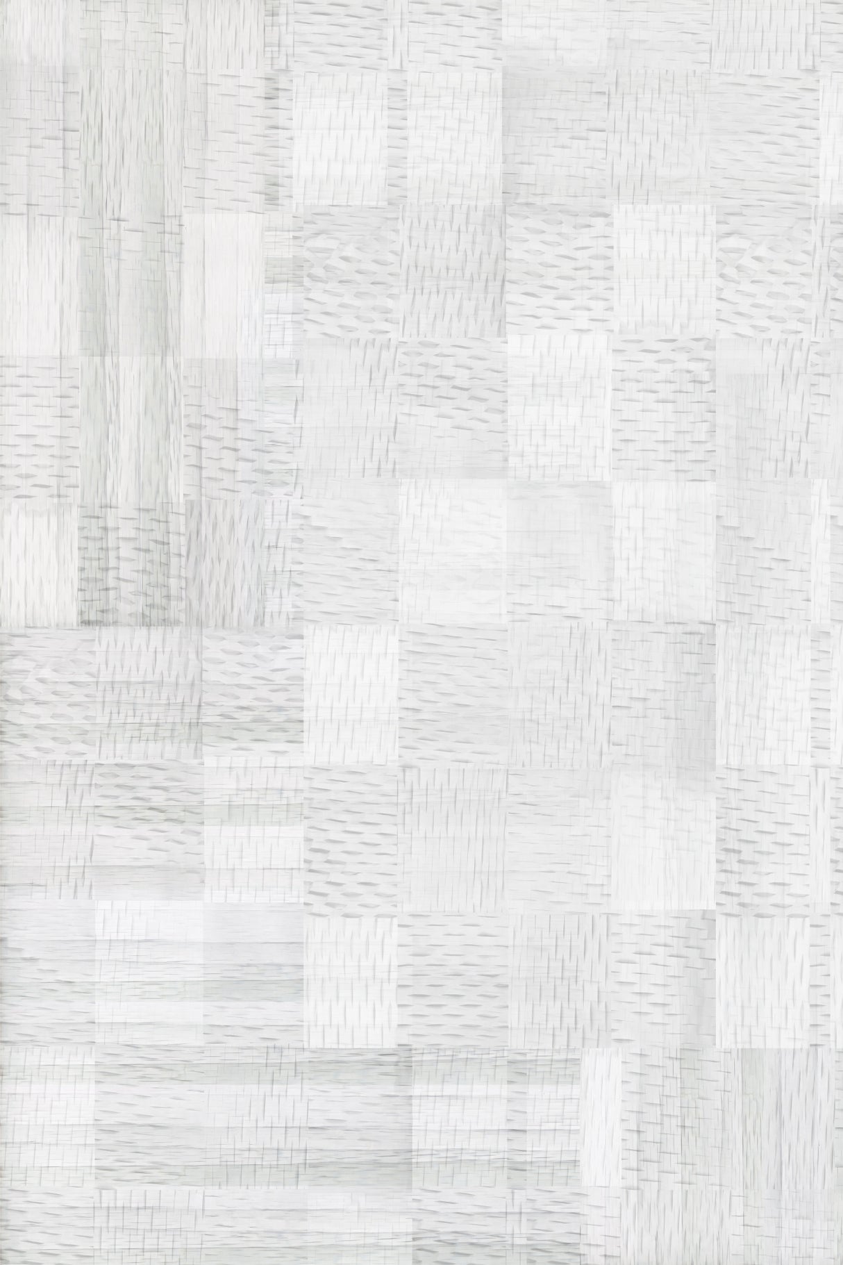 White Woven Blocks 3 Poster och Canvastavla