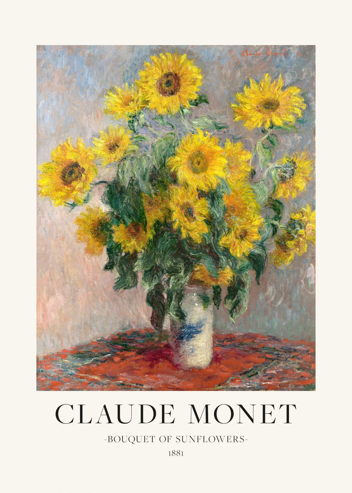 Bouquet Of Sunflowers Poster och Canvastavla