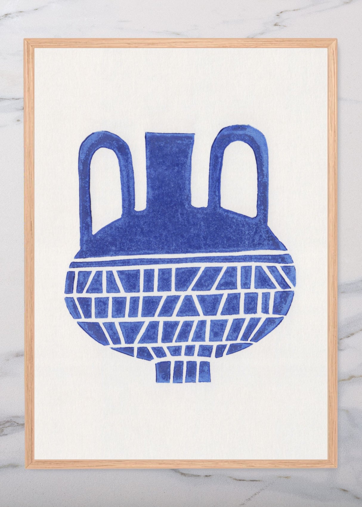Linocut Vase #6