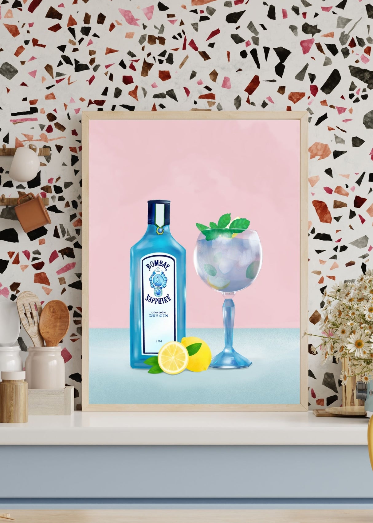 Gin Cocktail Poster PL
