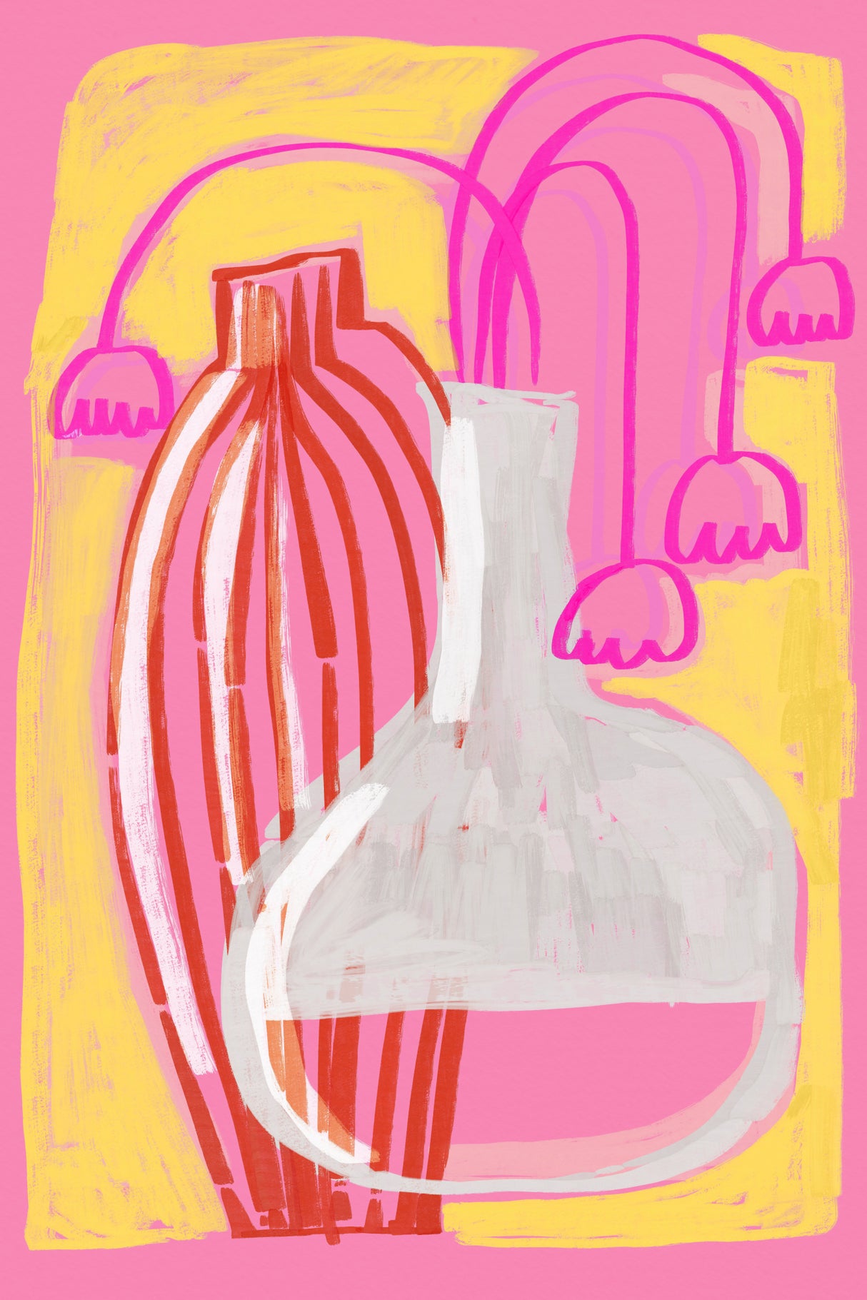 Neonstilllifeno5 Poster och Canvastavla