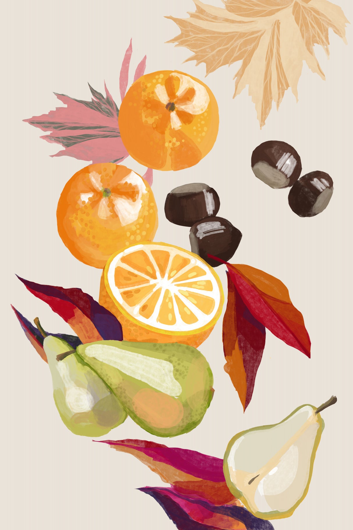 Harvey Fall colors still life Poster och Canvastavla