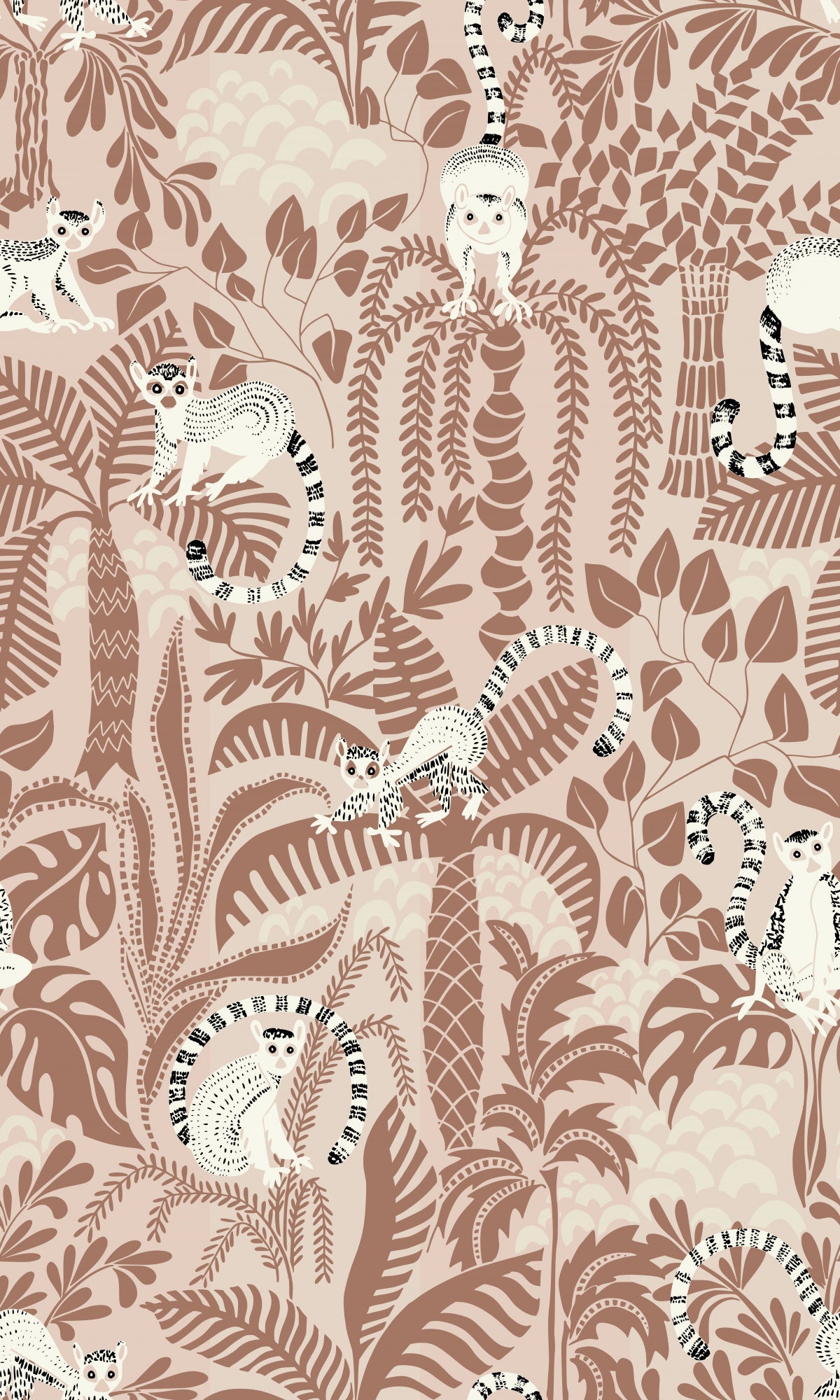 Jungle adventure Mocha Mousse Poster och Canvastavla