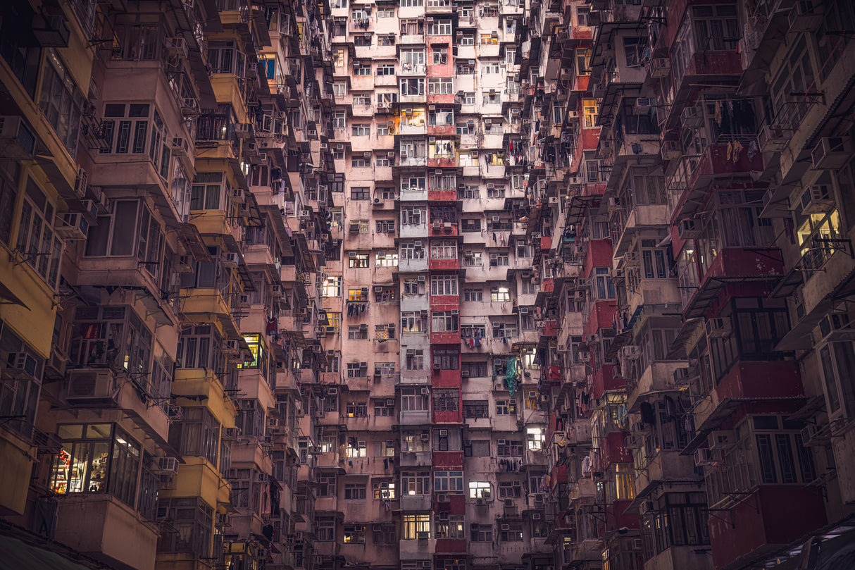 HK monster buildings Poster och Canvastavla