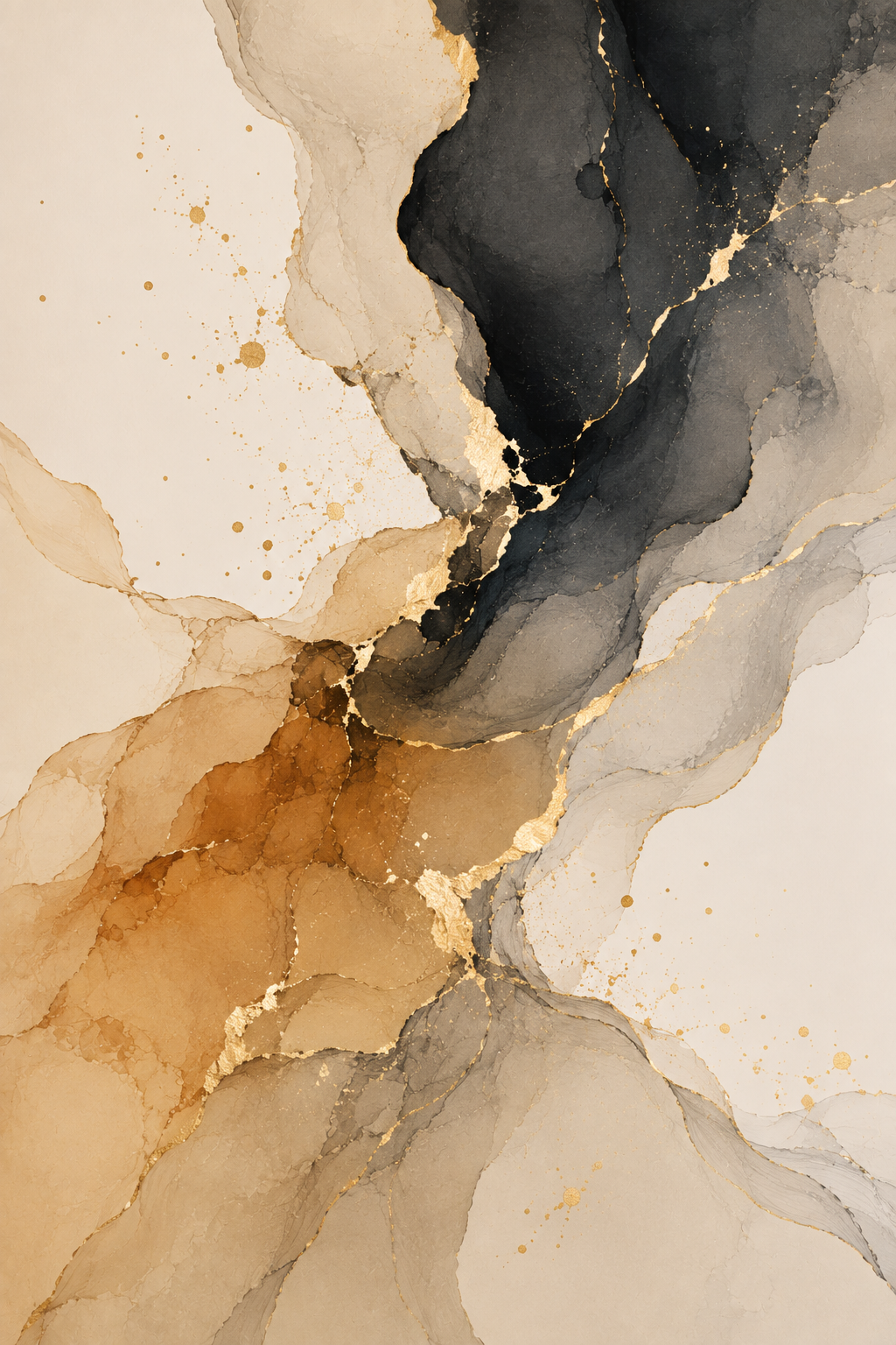 Amber Current Poster