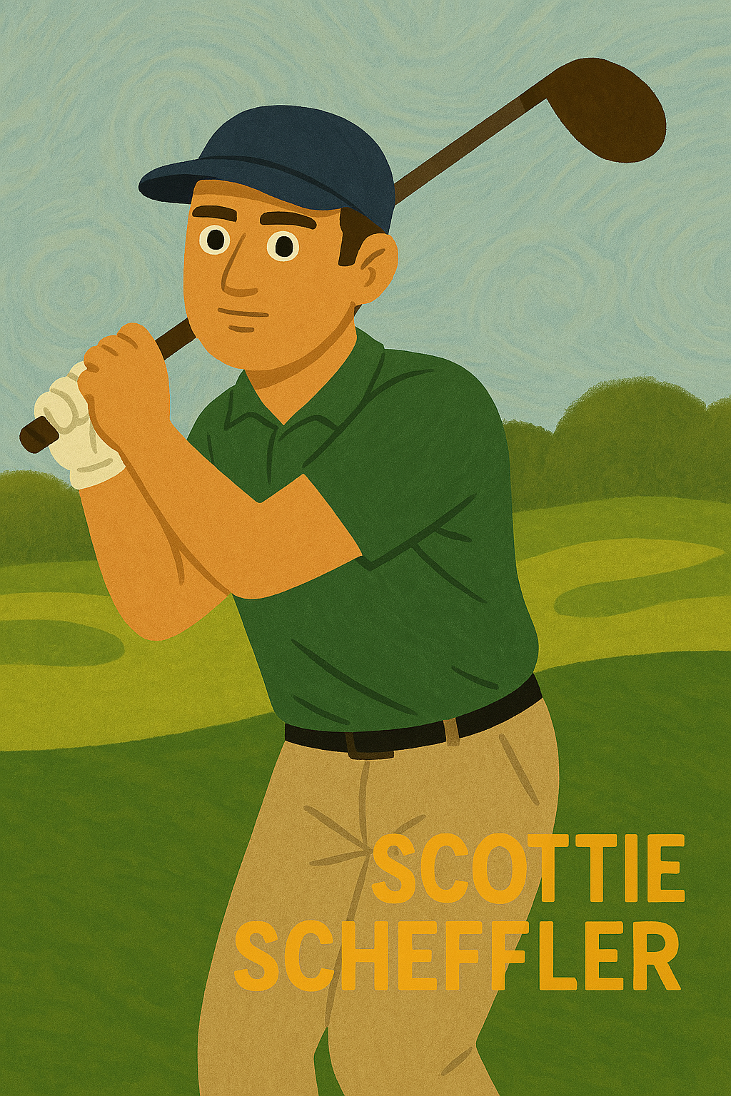 Scotty Scheffler Poster