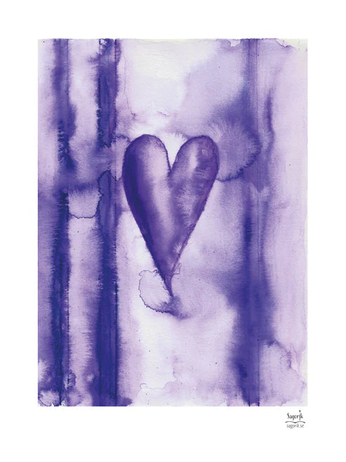 Hjärta lila 1