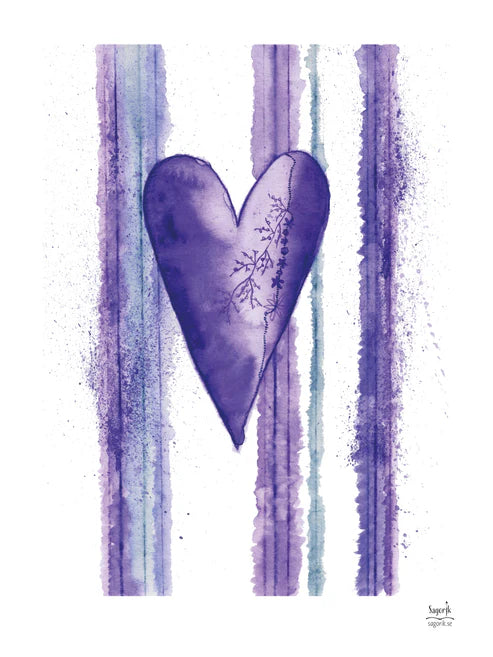 Hjärta lila 2
