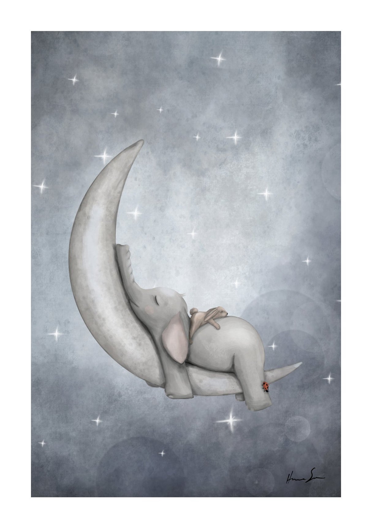 sov-gott-elefant poster