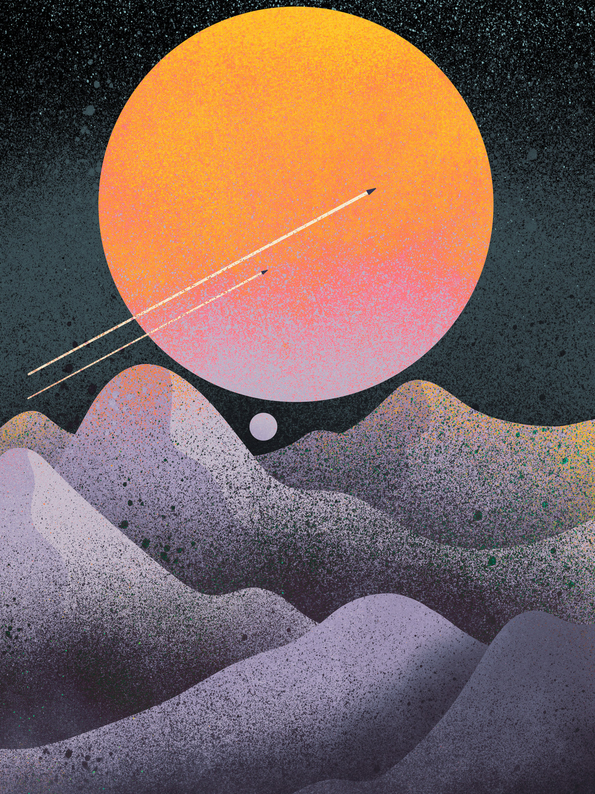 Another Sun Rises Poster och Canvastavla