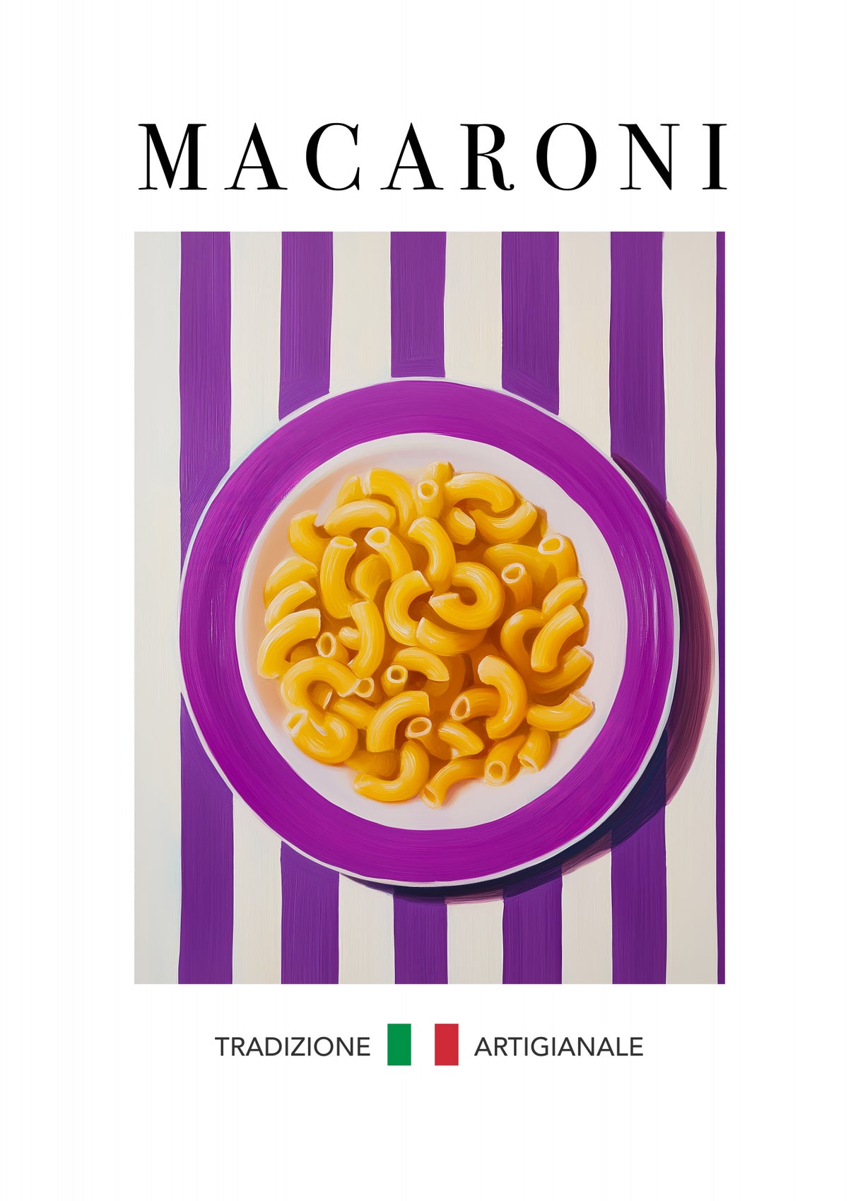 Macaroni Poster och Canvastavla