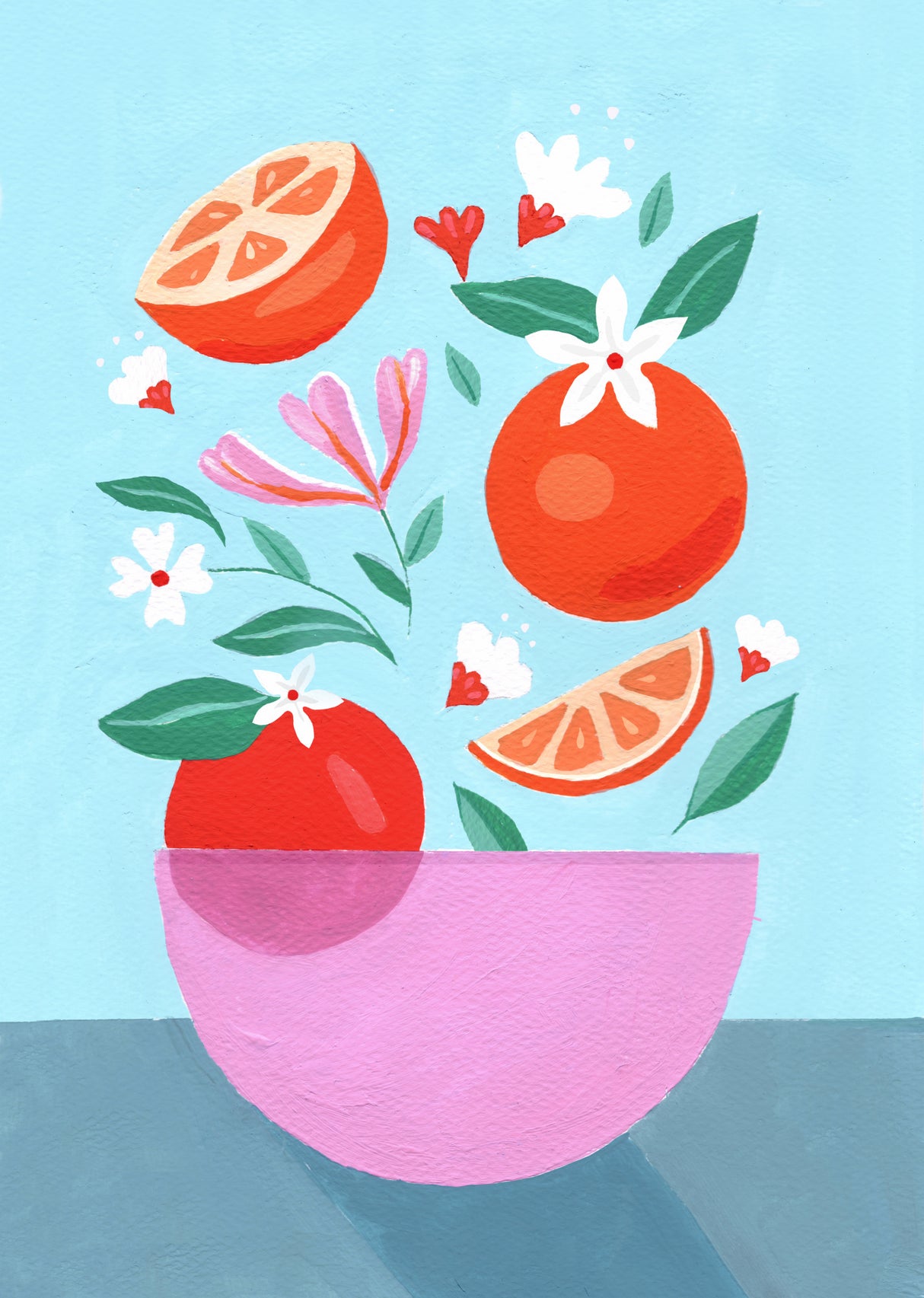 Fruit Bowl Poster och Canvastavla