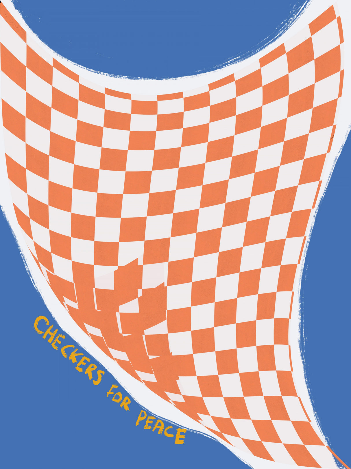 Checkers for Peace Poster och Canvastavla