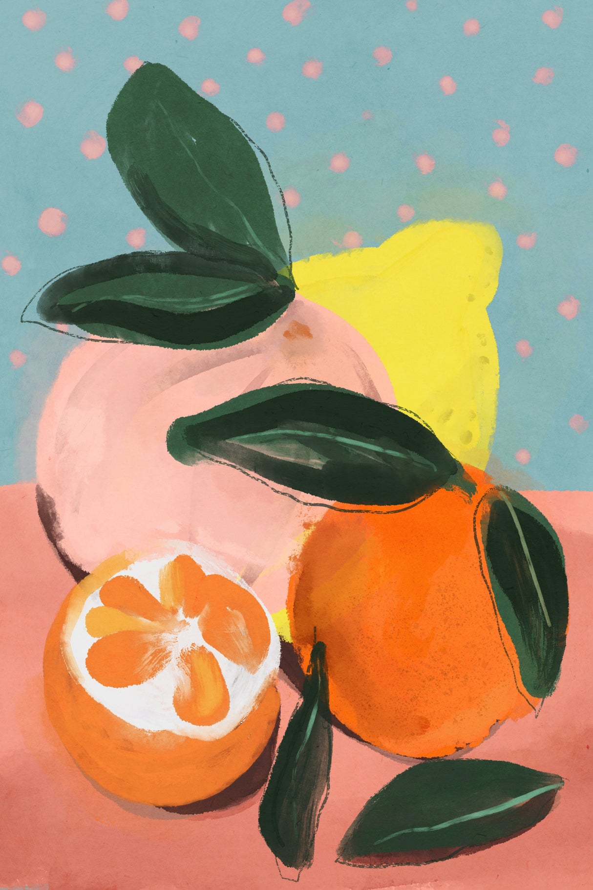 Fruity Summer No 2 Poster och Canvastavla