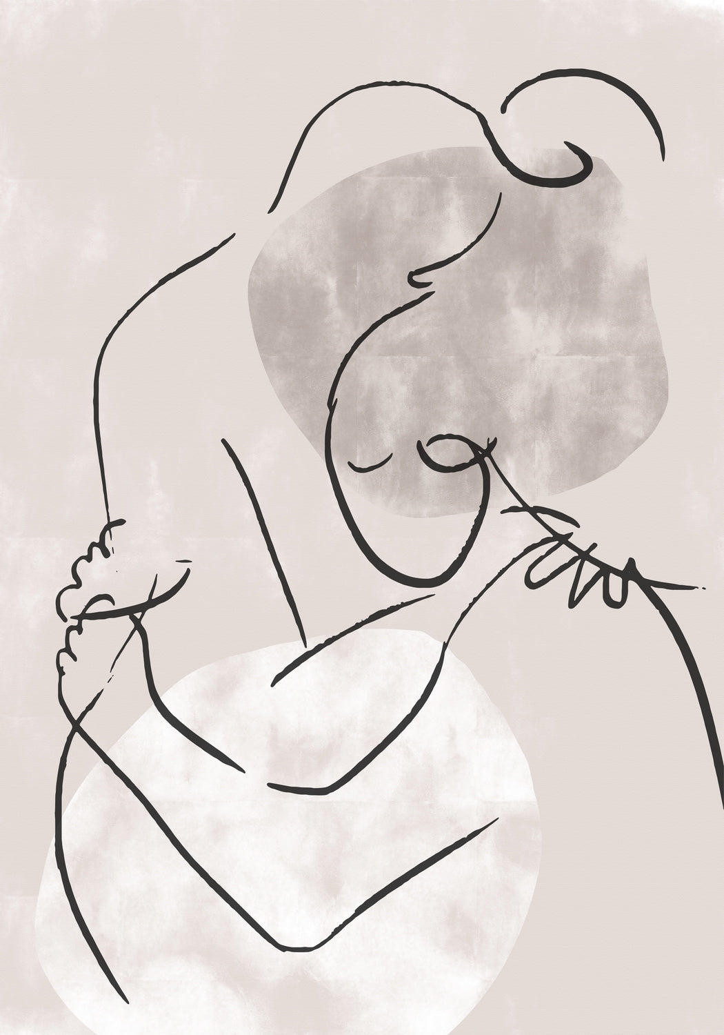 The Hug Poster och Canvastavla