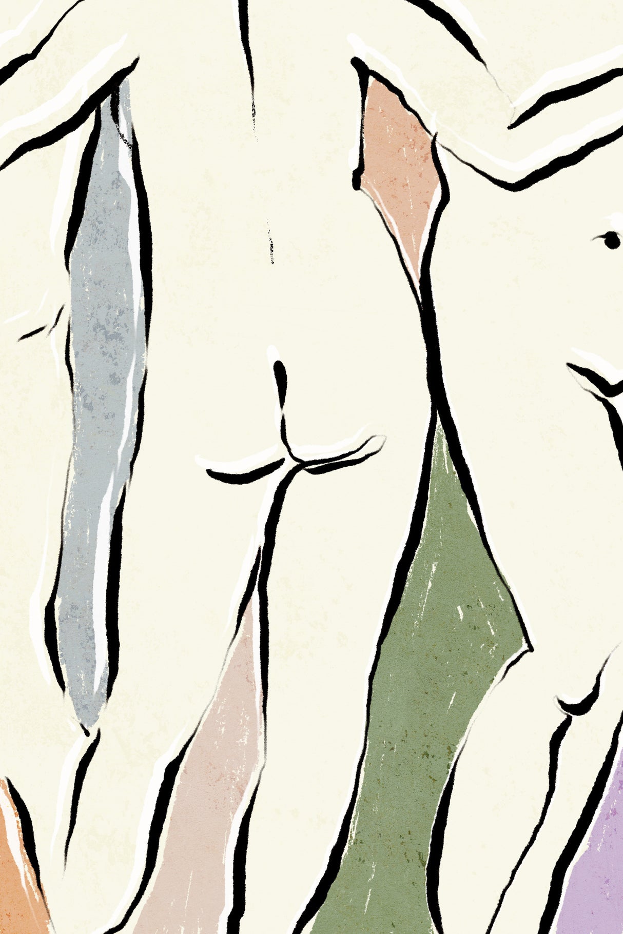 In The Bathhouse Poster och Canvastavla