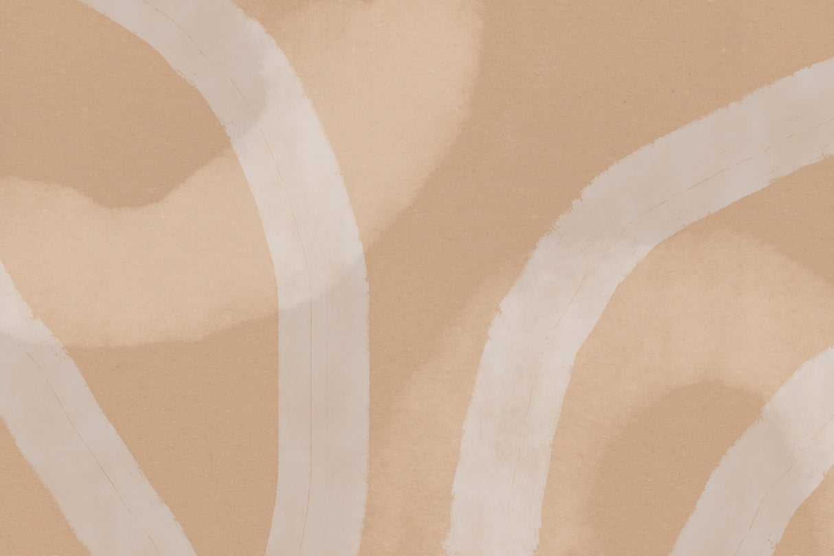 Neutral Abstract Watercolor. Minimalist In Pastel Colors No. 5 Poster och Canvastavla
