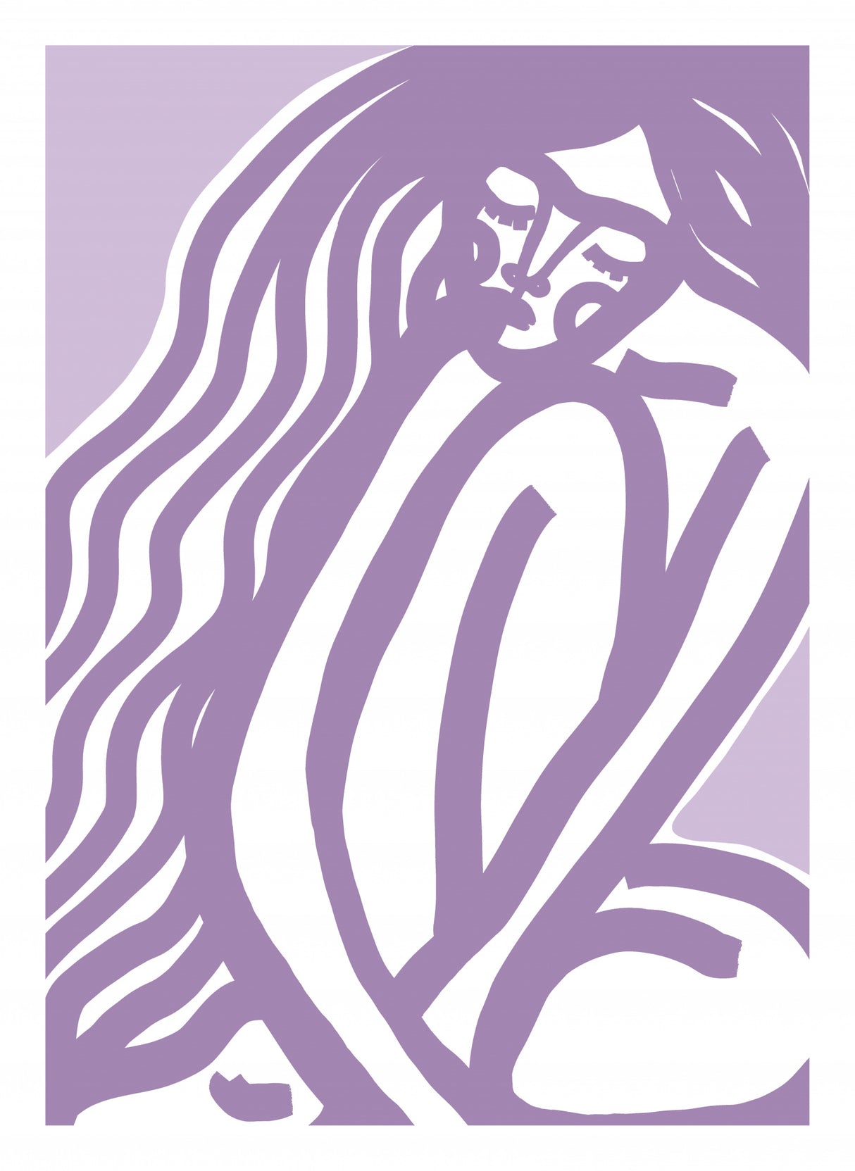 The Silence (Purple) Poster och Canvastavla