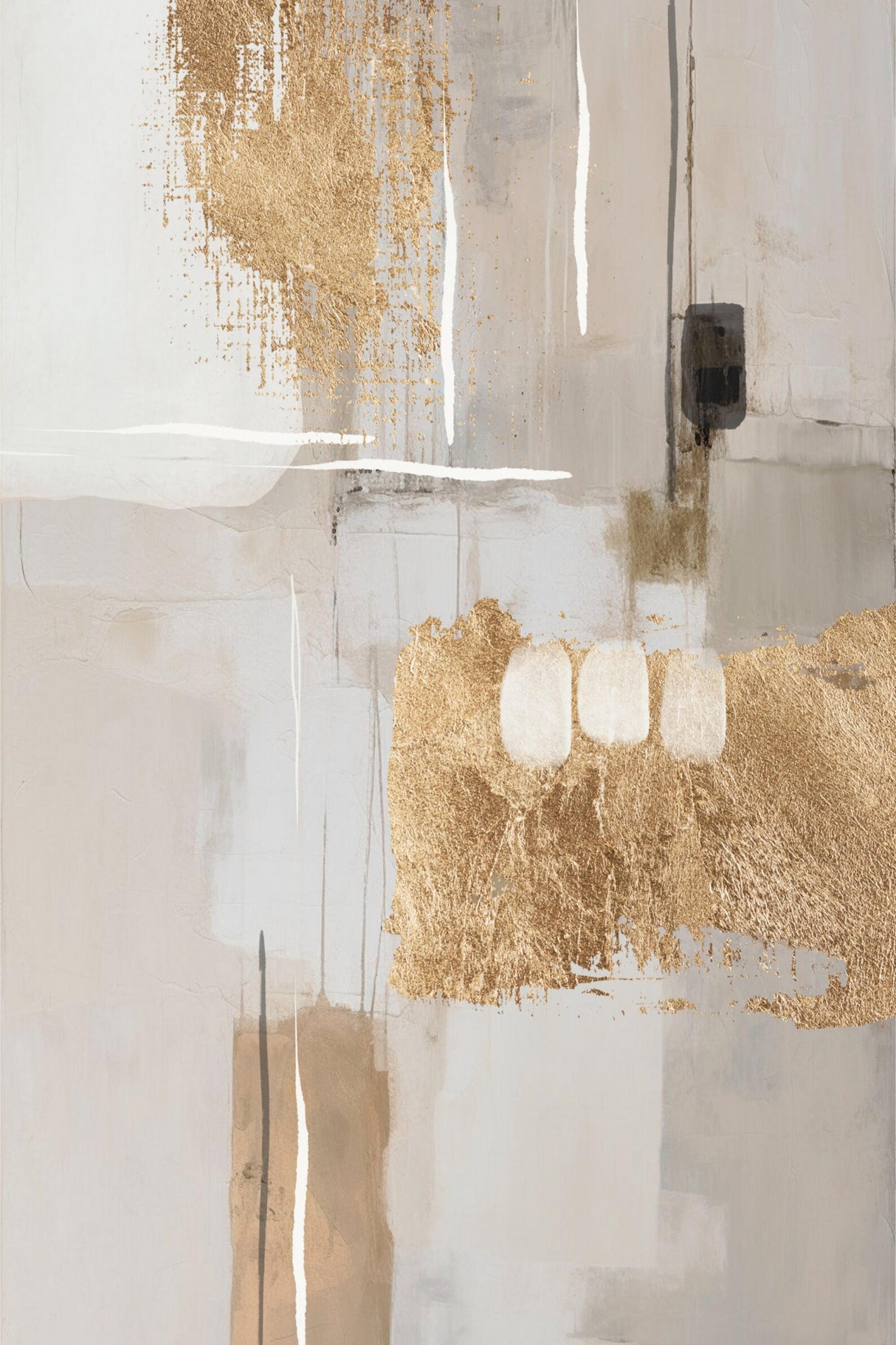 Golden Canvas Poster och Canvastavla