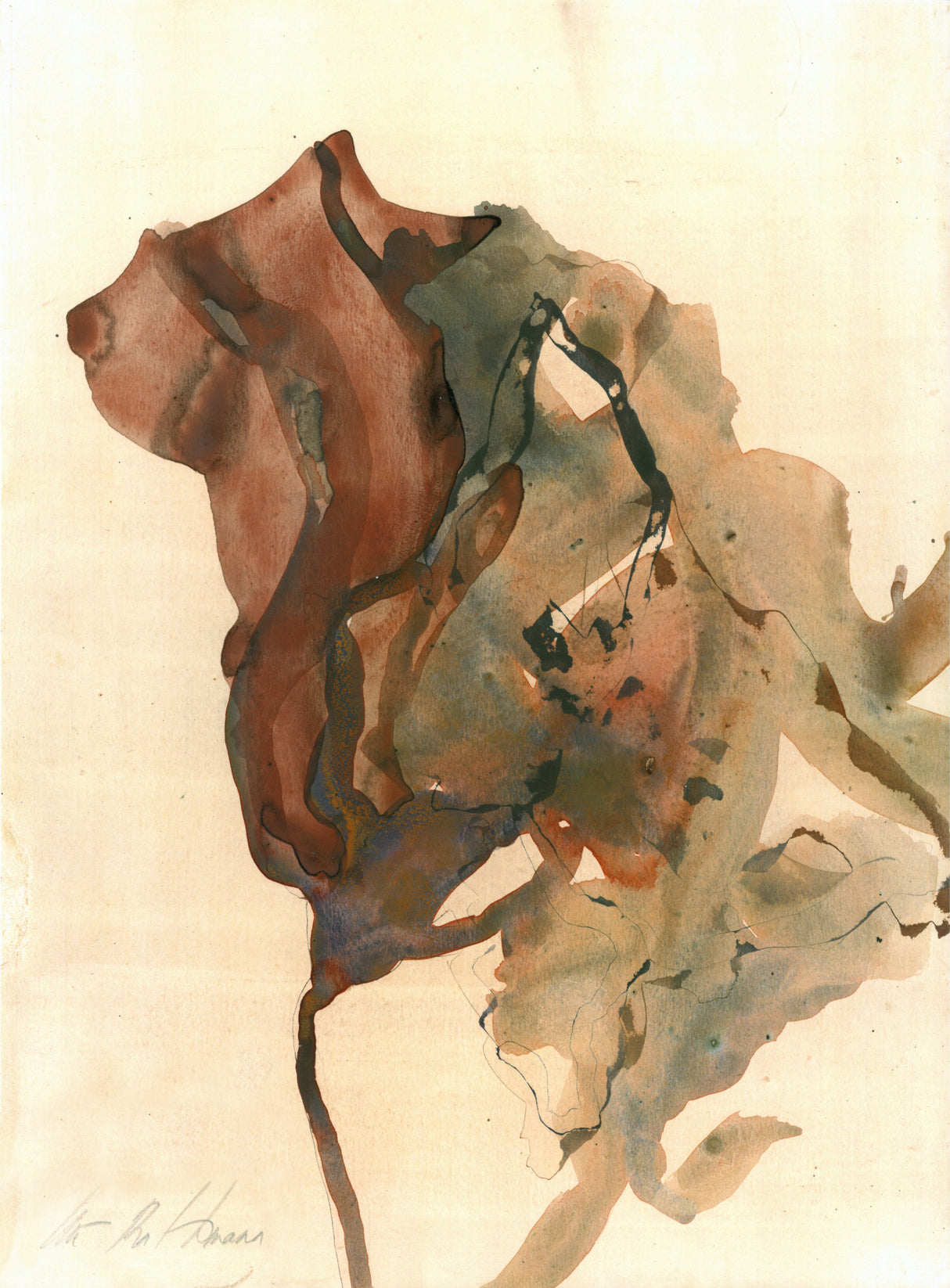 Hommage à Emil Nolde VIII Poster och Canvastavla