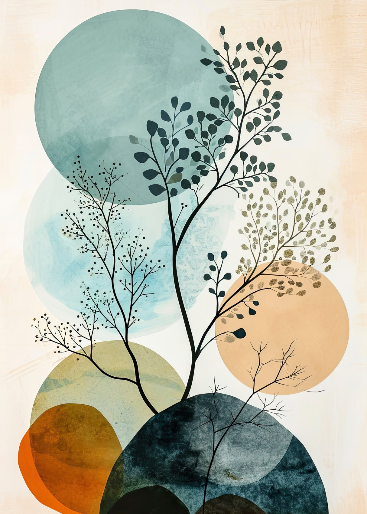Minimal Calms 6 Poster och Canvastavla