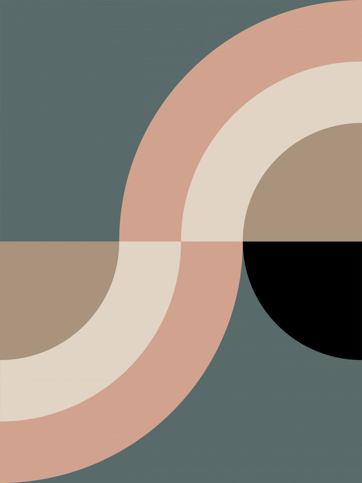 Contemporary Abstract 23 Poster och Canvastavla