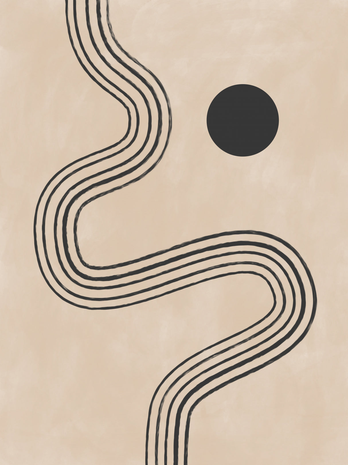 3x4 Aspectratioabstract77 Poster och Canvastavla