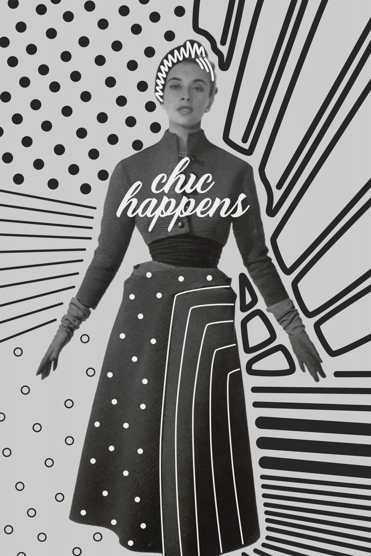 Chic Happens Poster och Canvastavla