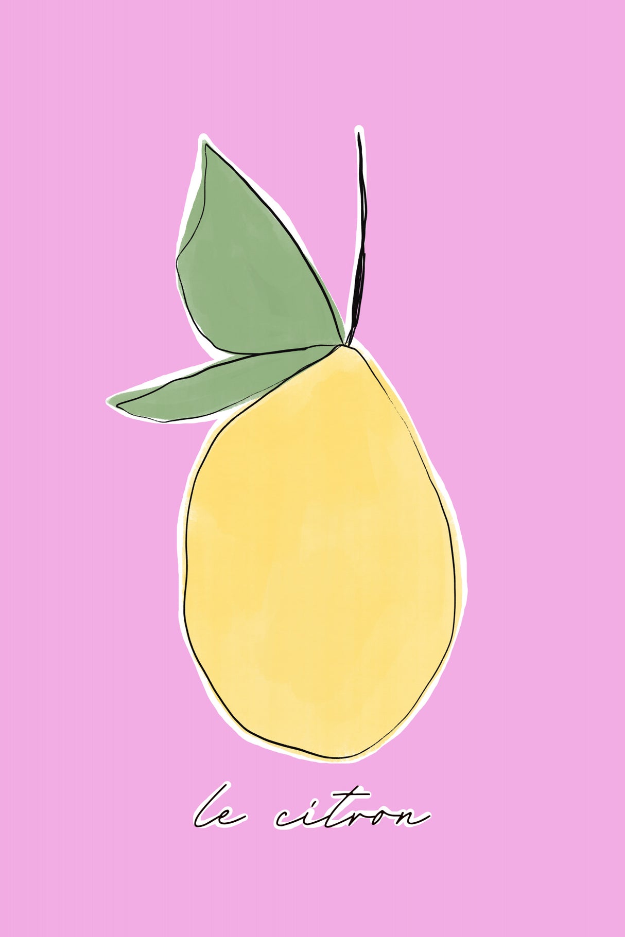 Le Citron Poster och Canvastavla