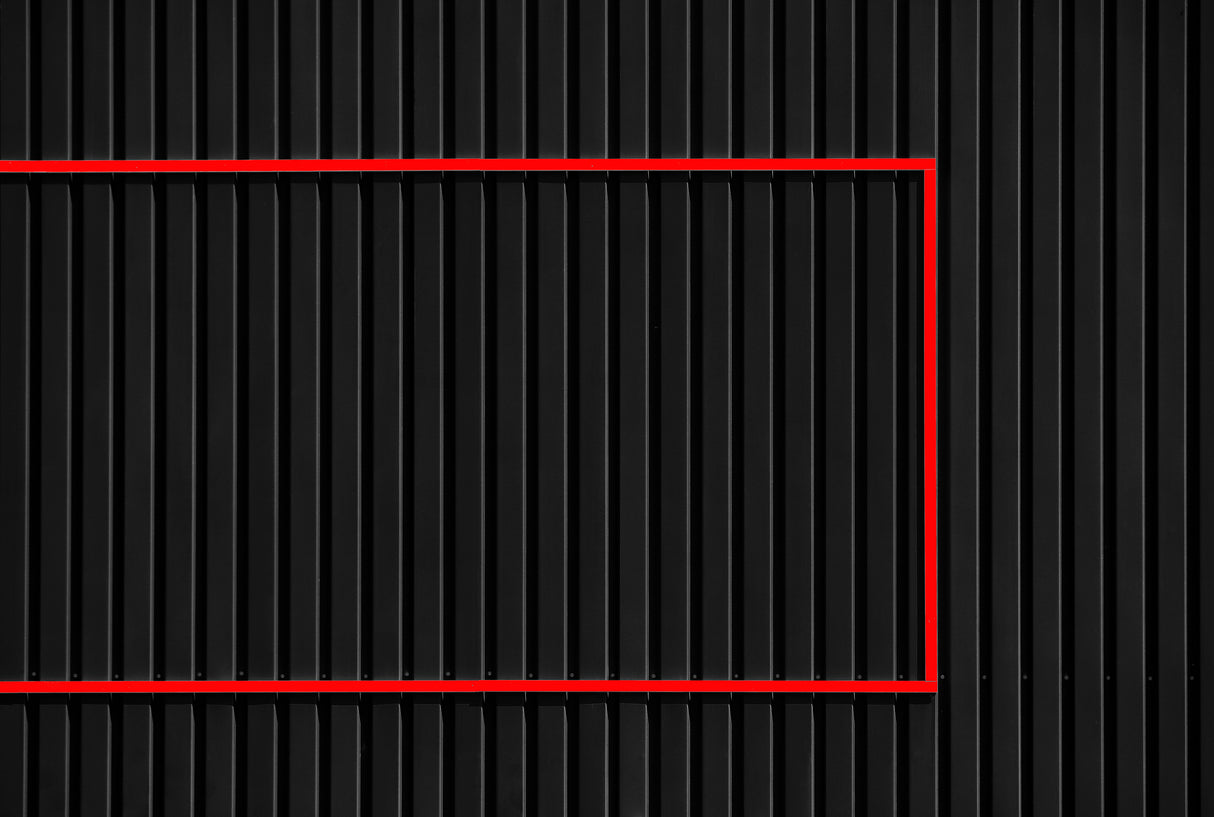 Red over Black Poster och Canvastavla