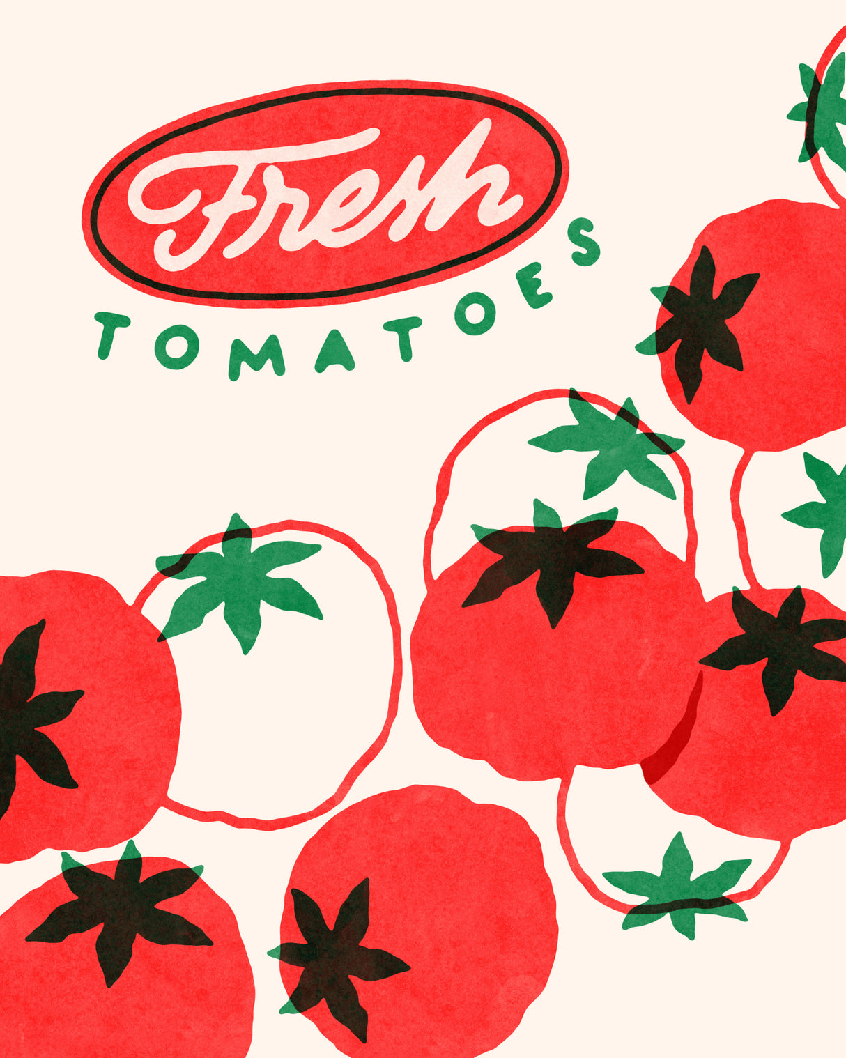 Fresh Tomatoes Poster och Canvastavla