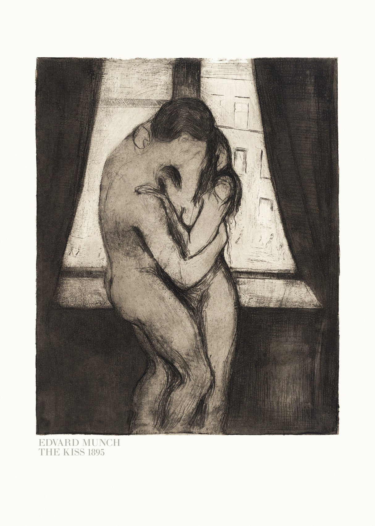 The Kiss 1895 Poster och Canvastavla