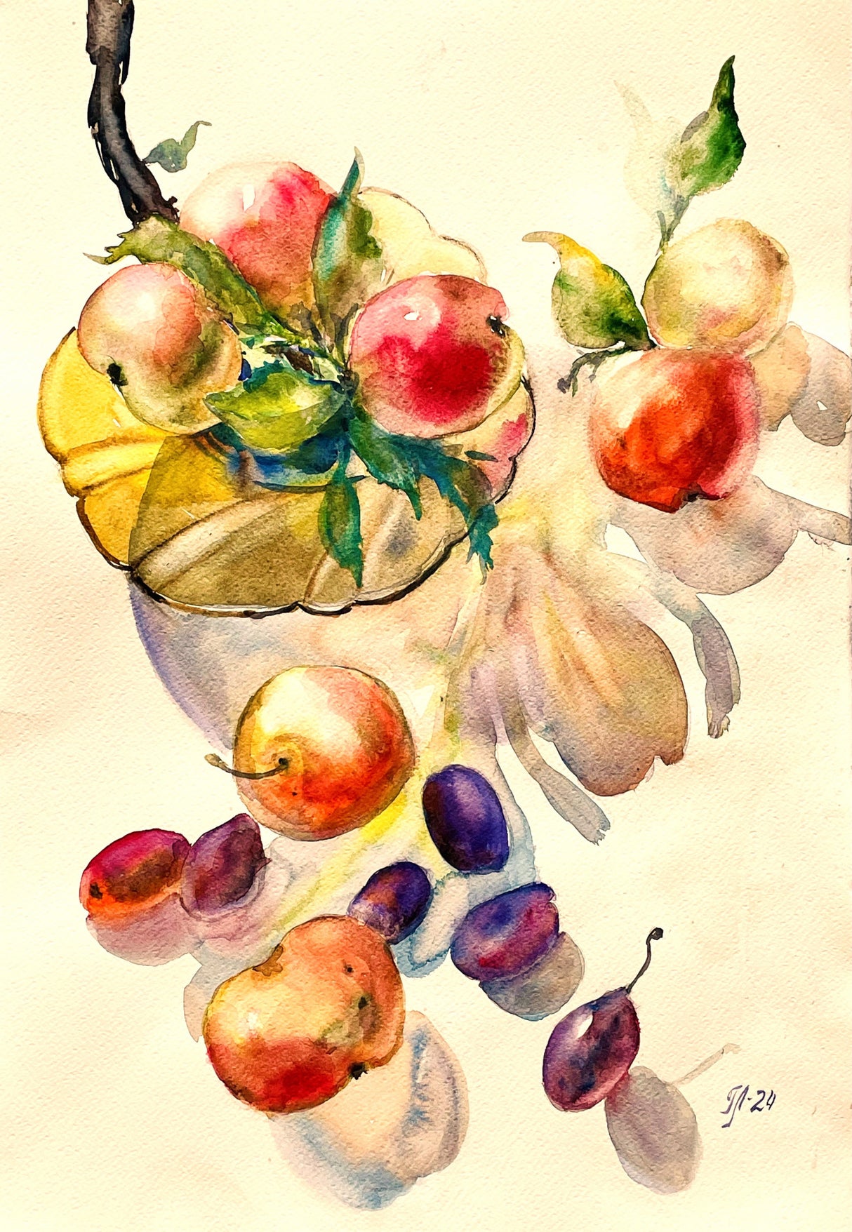 Sunny fruits Poster och Canvastavla